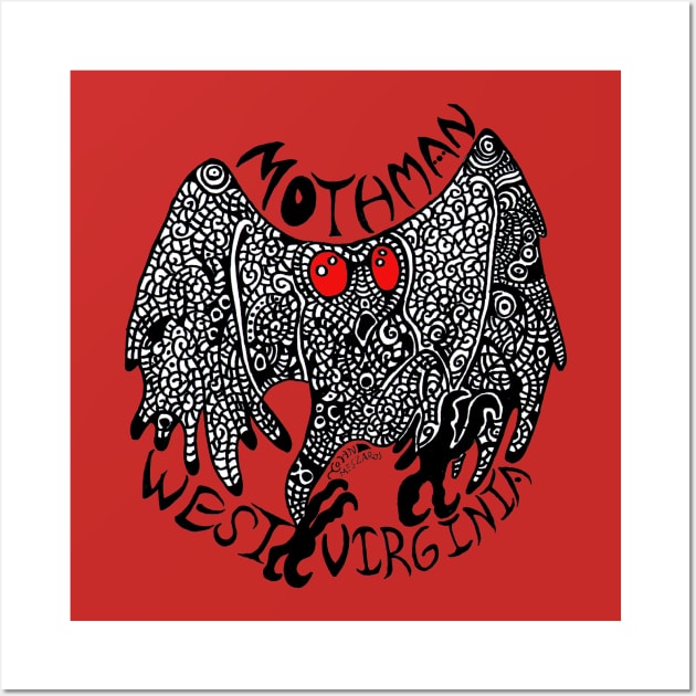 Mothman Wall Art by NocturnalSea